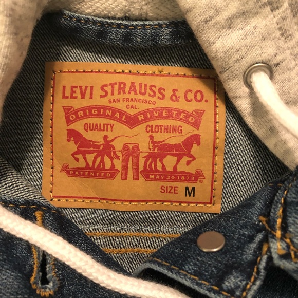 NWT Levis Original Hybrid Trucker Jean Denim Jacket Womens Size Medium - Picture 8 of 15